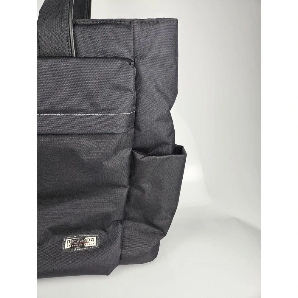 Ricardo Beverly Hills Laptop Carry On Bag Black‎ Nylon EUC